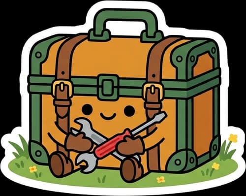 TinkerYard logo - a toolbox with a wrench and screwdriver